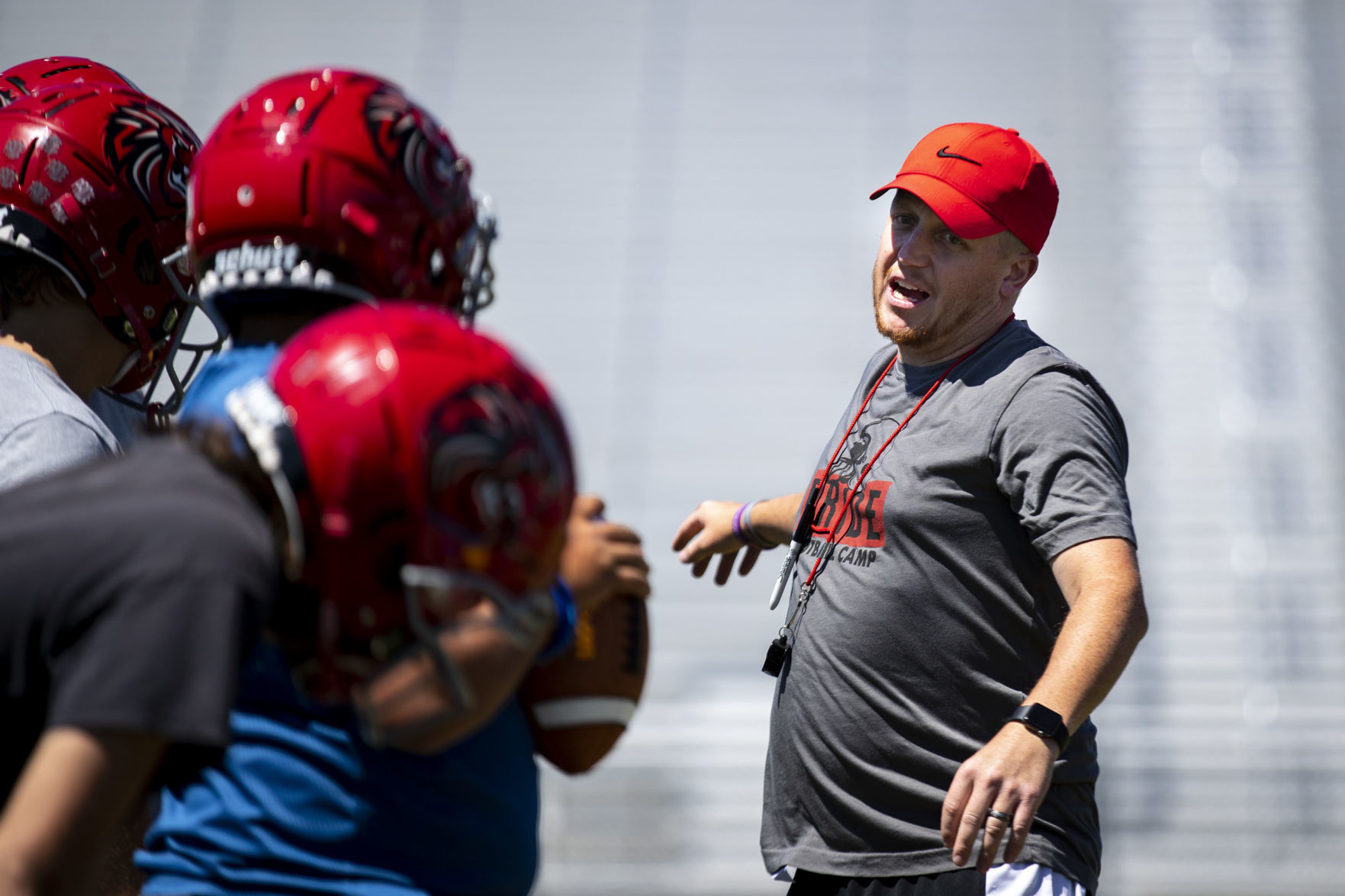 Lockwood football practice